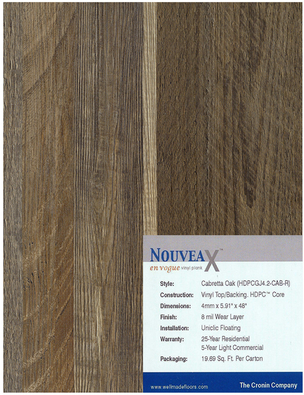 Cronin Nouveax Cabretta Oak