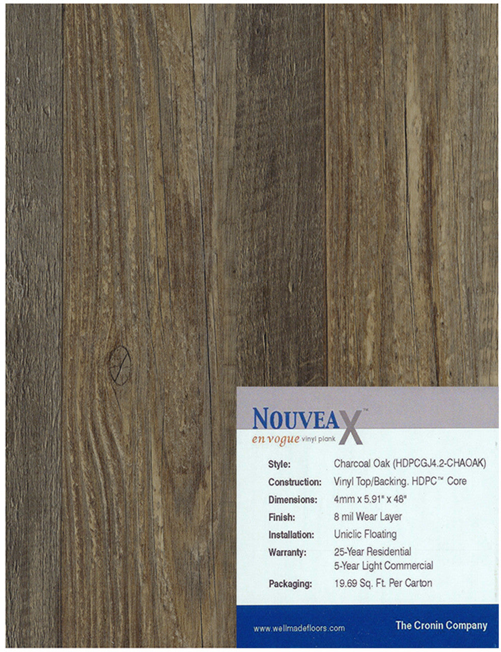 Cronin Nouveax Charcoal Oak