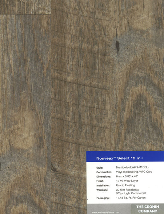 Cronin Nouveax Monticello