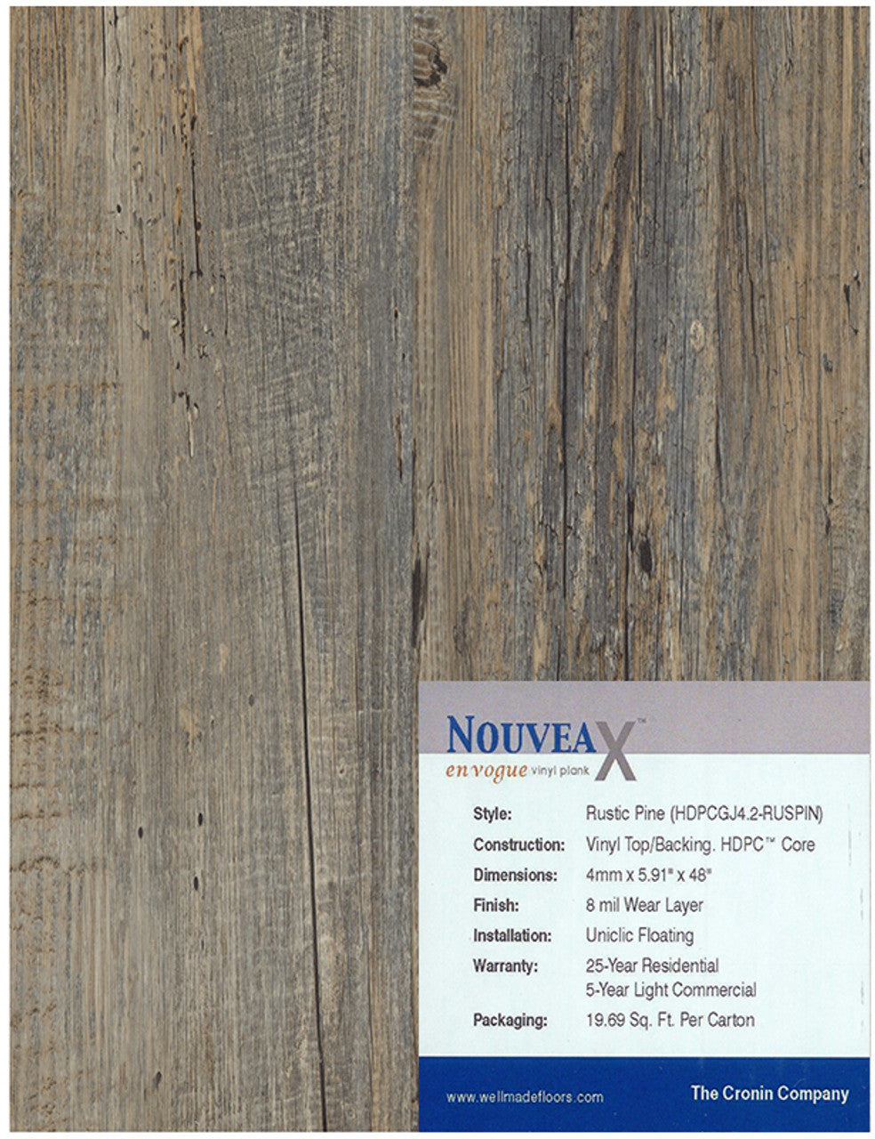Cronin Nouveax Rustic Pine